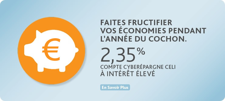 2,35% Compte cyberÉpargne CELI